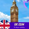 United Kingdom eSIM 15 Days