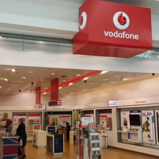 Buy Vodafone UK SIM card at Airport