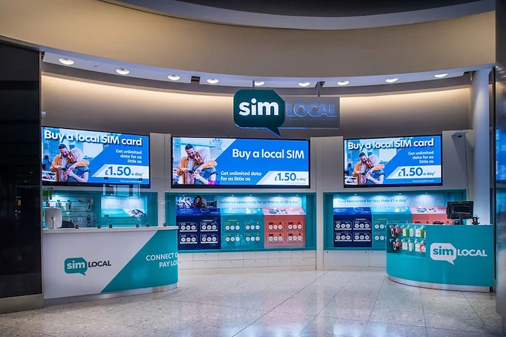 Getting Sim card at UK airport - SIM local store